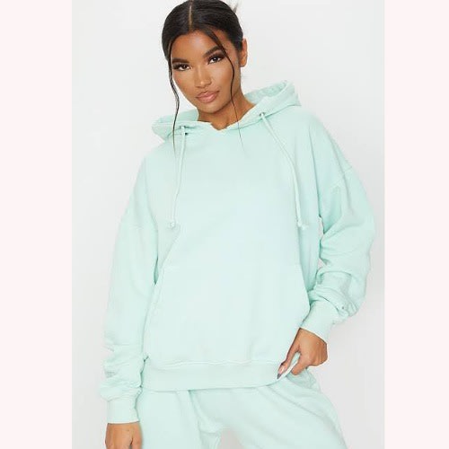 Hoodie Sweatshirt Mint Green Konga Online Shopping