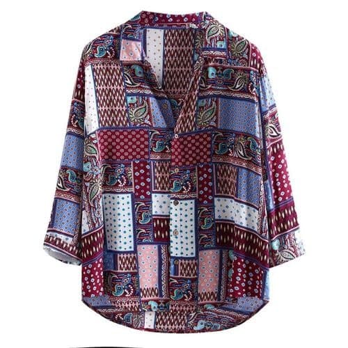 Vintage long sleeve shirts mens top