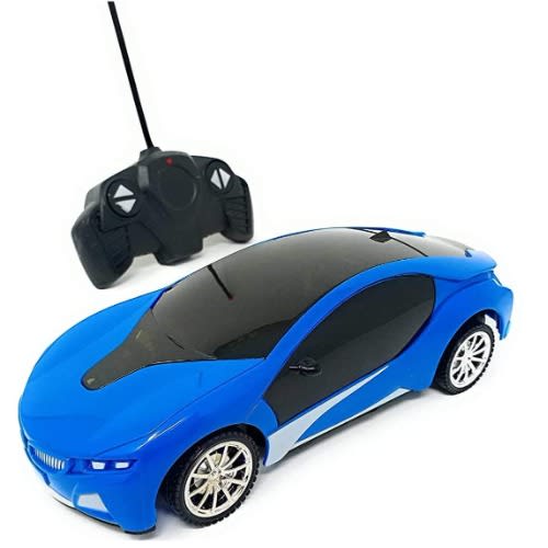 Scale 1 24 Remote Control Toy Car with Lights Blue Konga Online Shopping
