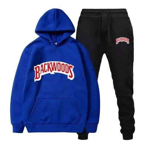 Backwoods Hoodie And Jogger Blue Black Konga Online Shopping