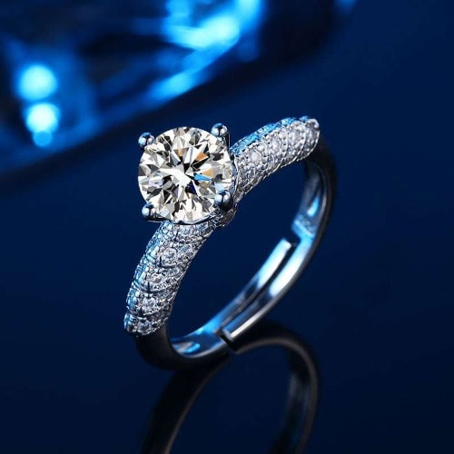 Adjustable Engagement Diamond Ring With Box Konga Online Shopping