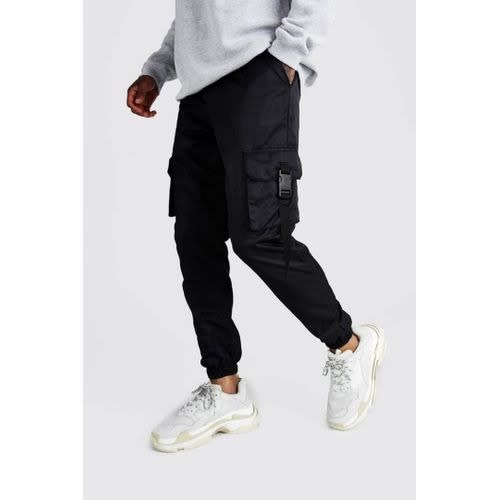 Fashion House Combat Joggers Black Konga Online Shopping