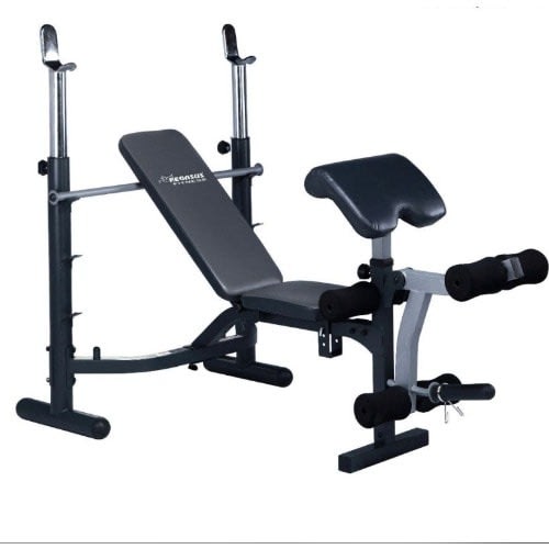 Bench Press With 50 kg Barbell With Curl Pad Konga Online Shopping
