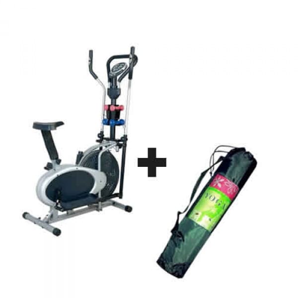 American Fitness Elliptical Bike with Dumbbell Free Yoga Mat Konga Online Shopping