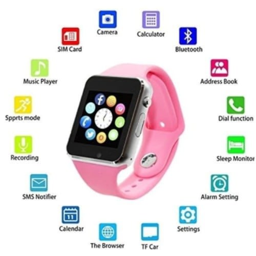 Smartwatch a1 pink hot sale