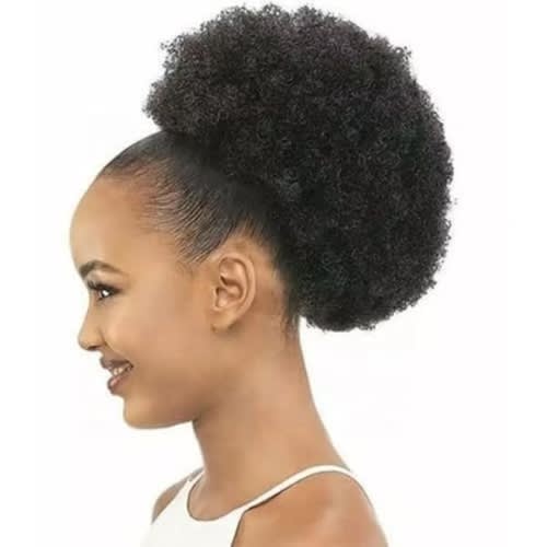 Afro Kinky Curl Hair Bun For Ladies Black 1 Piece Konga Online Shopping