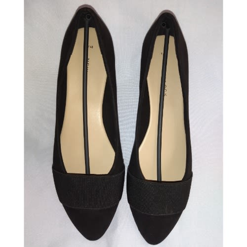 New look black suede shoes top