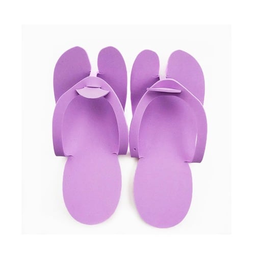 Disposable Foam Eva Spa Pedicure Sandals Lilac Konga Online Shopping