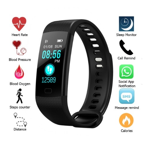 Y5 Health Smart Fitness Bracelet Black Konga Online Shopping