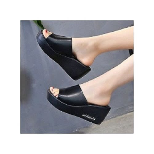 Ladies wedge slippers deals