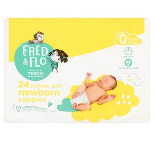 Rascals Tesco Nappies Size Tesco Fred Flo New Born Size 24 Nappies