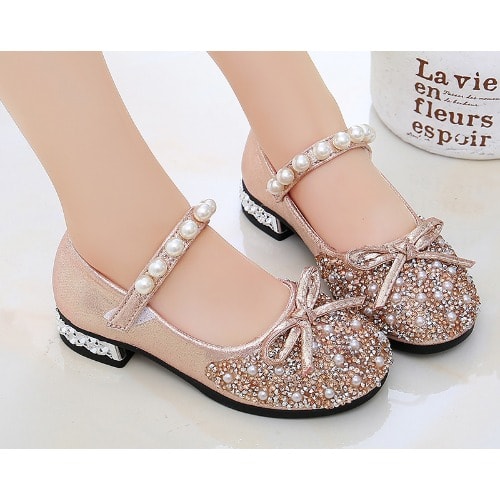 AWW Pearl Embellished Girl Shoe Konga Online Shopping