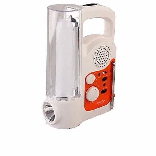 Rechargeable lamp with radio discount