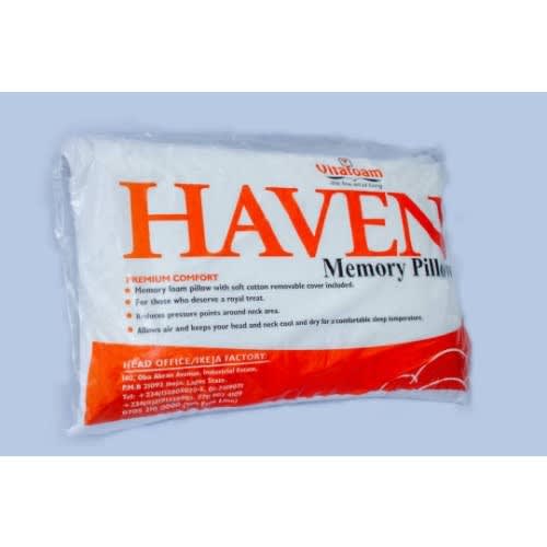 Haven memory foam pillow clearance