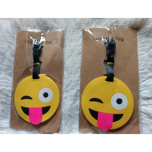 Emoji luggage tag clearance