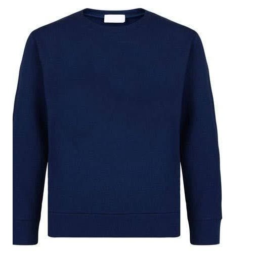 Plain Round Neck Sweatshirt Navyblue Konga Online Shopping