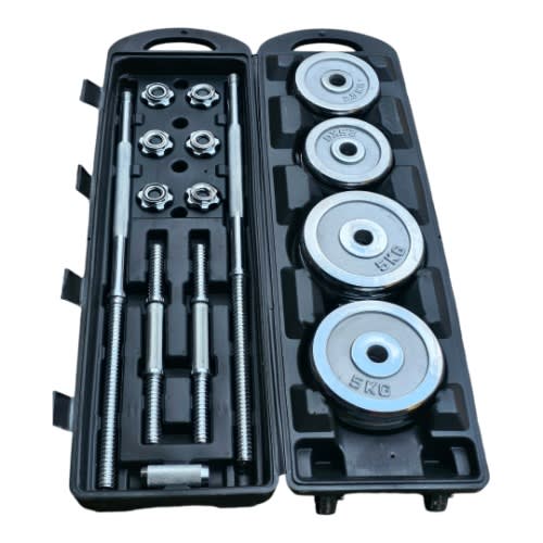 York Fitness 50kg Barbell And Dumbbell Weight Set Konga Online Shopping