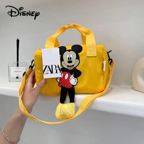 Zara crossbody bag yellow on sale