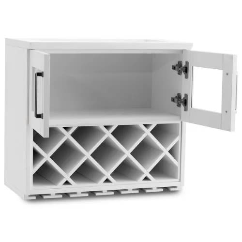 Beyond Home Bar Shaker Style Wall Wine Rack White Konga Online Shopping
