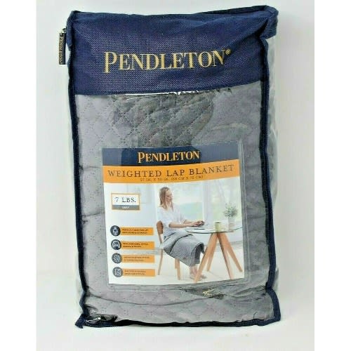 Pendleton 7 Lb Velvet Weighted Lap Throw Blanket Grey 27 In X 30 In Konga Online Shopping
