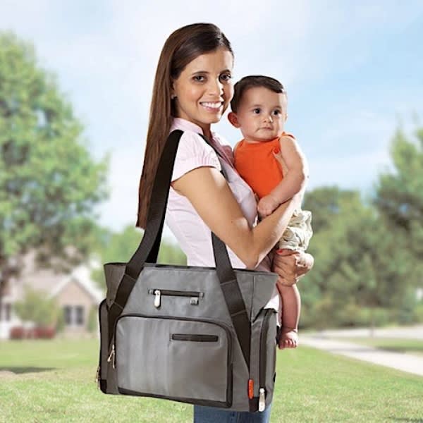 Fisher Price Fast Finder Deluxe Diaper Bag Grey Konga Online Shopping
