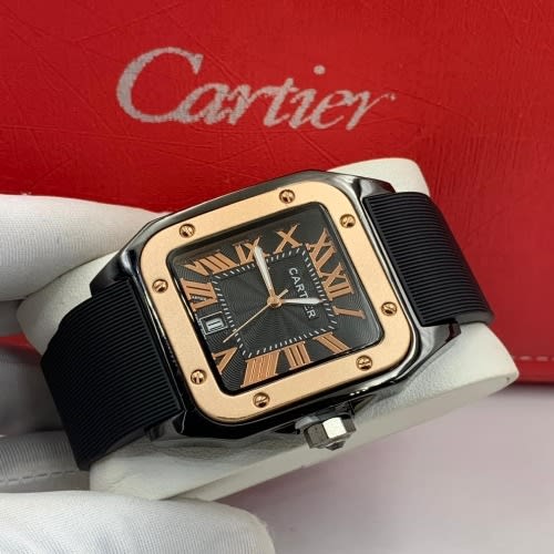 Cartier Unisex Rubber Strap Wrist Watch Konga Online Shopping