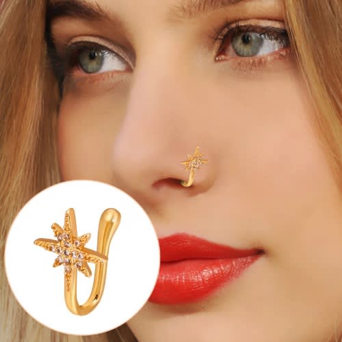 U shaped nose ring cheap