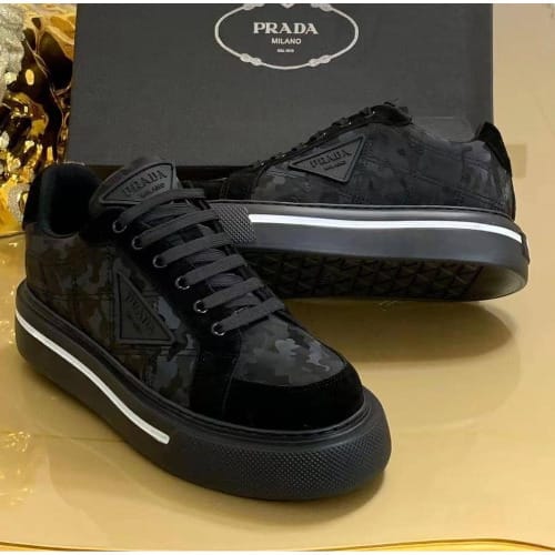 Italian Prada Milano Sneakers Black Konga Online Shopping