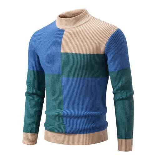 Men Pullovers Patchwork Cardigan Sweater Konga Online Shopping