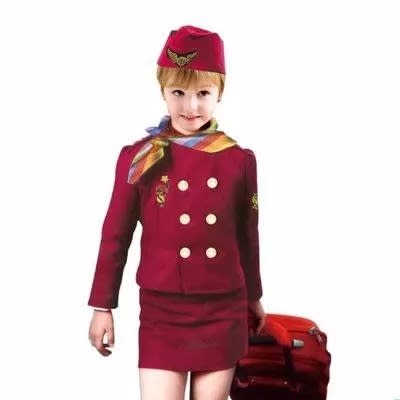 Kids air hostess costume discount