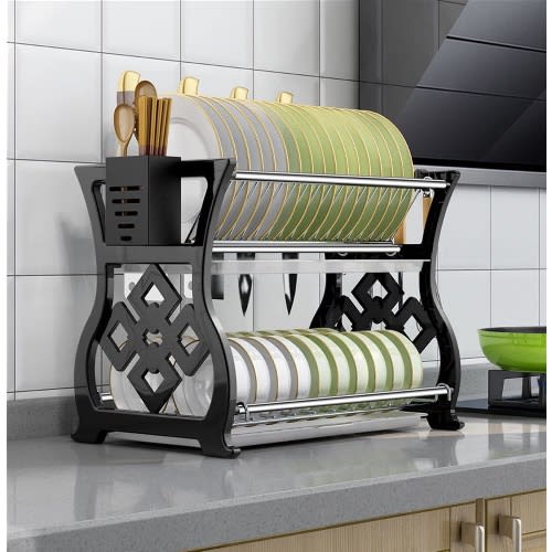 Plate Rack With Drain Train Cutlery Holder Konga Online Shopping