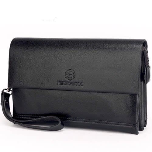 Vlabel Men s Classie Vogue Hand Wallet Purse Black Konga Online Shopping