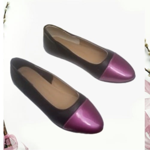 Ladies Flat Shoes Black Purple Konga Online Shopping