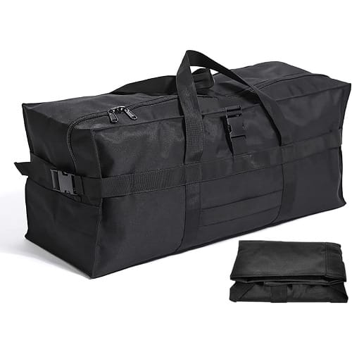 JAOP Long Travel Foldable Duffle Bag Extra Large Black Konga Online Shopping