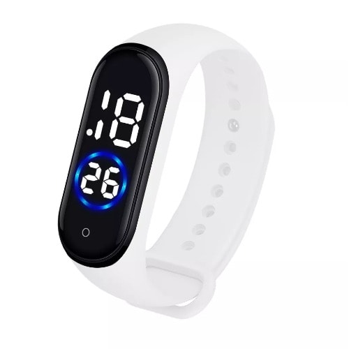 Touch Screen LED Sports Watch White Konga Online Shopping