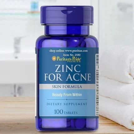 Puritan s Pride Zinc For Acne Supplement 100 Tabs Konga Online Shopping