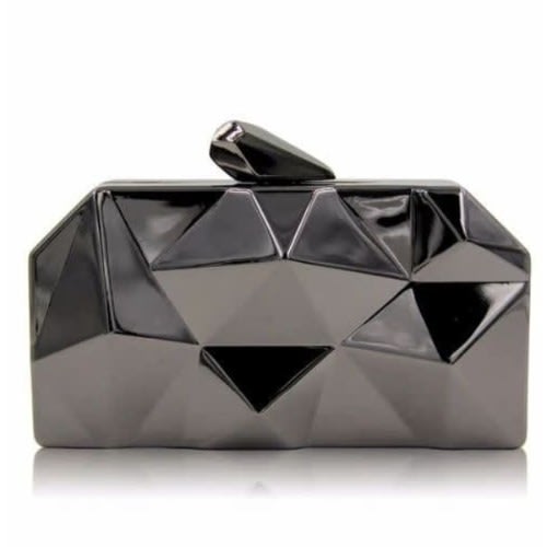 Metal clutch purse hotsell