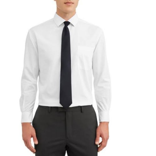 Men Formal Dress Shirt With Matching Tie White Black Tie Konga Online Shopping