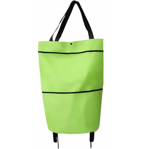 Extending shopping bag with wheels best sale