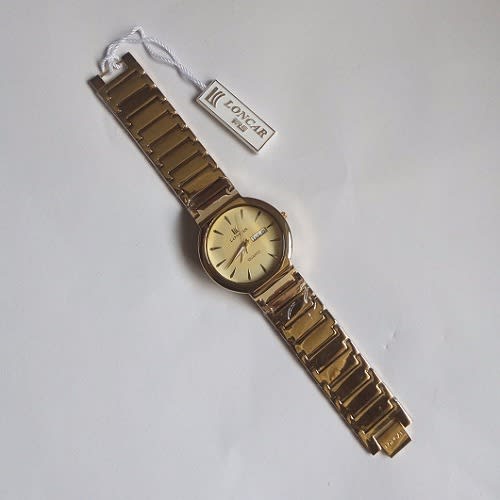 Loncar 23k gold plated watch online