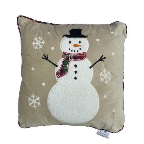 Brentwood Decorative Holiday Snowman Throw Pillow 20 X 20 Konga Online Shopping