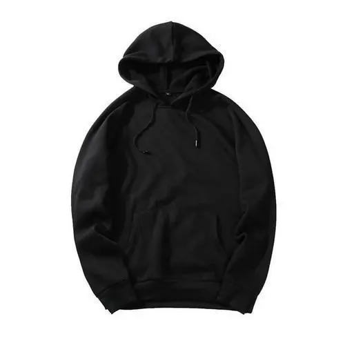 Unisex Plain Hoodie Black Konga Online Shopping