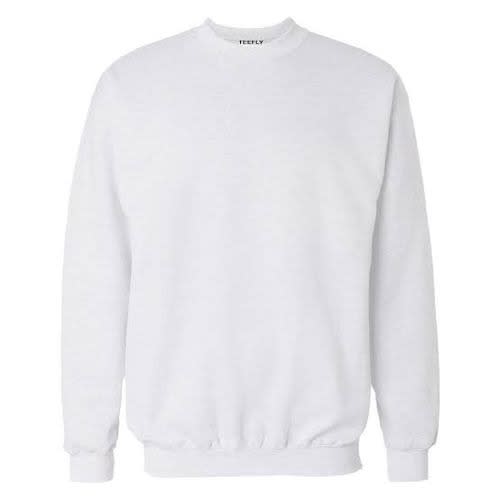 White round neck sweatshirt outlet
