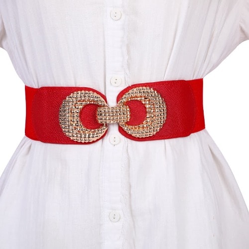 Ladies Dressy Elastic Belt Red Konga Online Shopping