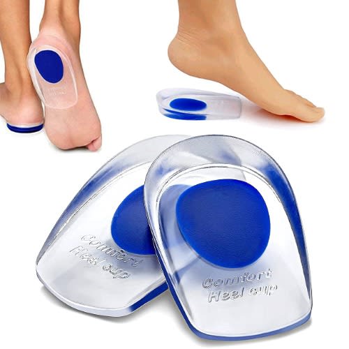 Pain Relief Silicone Gel Heel Cup Protector Foot Insole 1 Pair Konga Online Shopping