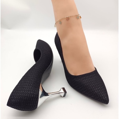 Office black stilettos store