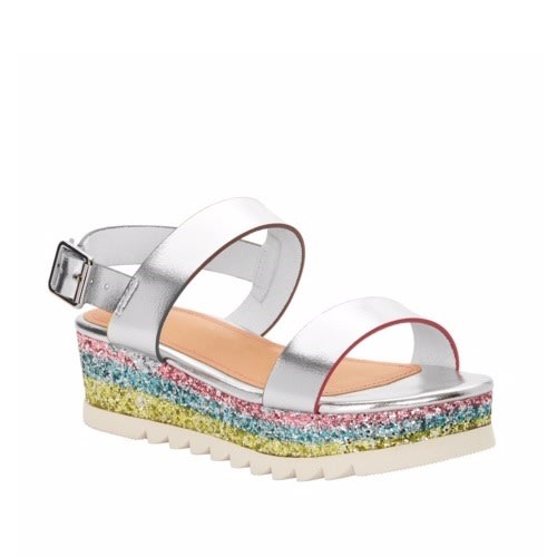 Wonder Nation Big Girls Rainbow Glitter Platform Sandals Konga Online Shopping