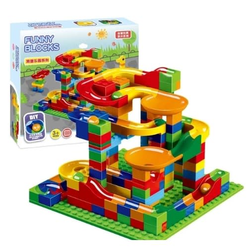 Mini Marble Building Blocks Ball Maze Race Trackconstruction For Children Education 168 Pc Konga Online Shopping