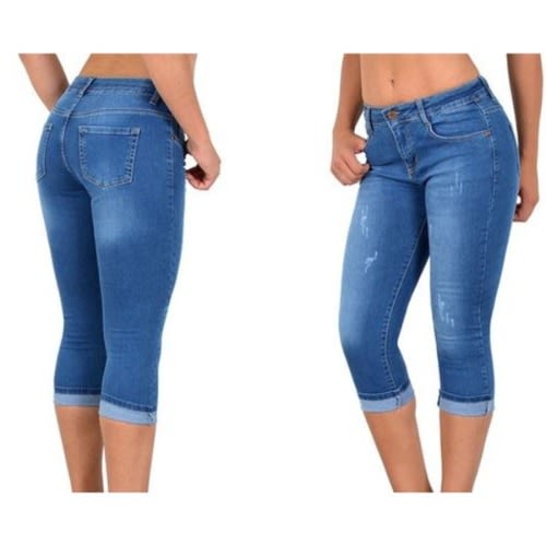 Three Quarter Jeans Blue Konga Online Shopping