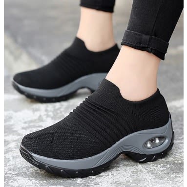 Unique Women Socks Sneakers Black Konga Online Shopping